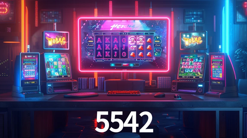 Sinta a adrenalina dos jogos de cassino com 5542
